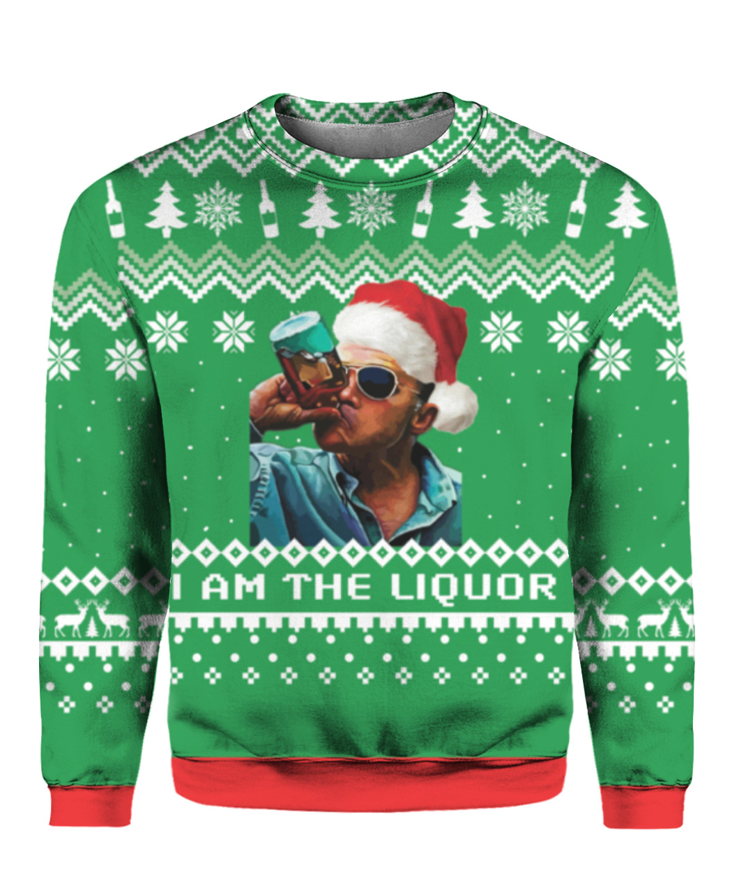 Jim Lahey I Am The Liquor Christmas Sweater Lelemoon