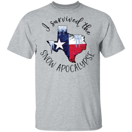 I survived the snow apocalypse Texas shirt $19.95