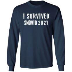 Texas I survived snovid 2021 shirt $19.95