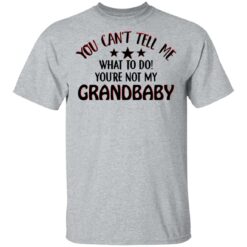 You can’t tell me what to do you’re not my grandbaby shirt $19.95