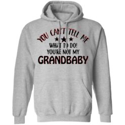 You can’t tell me what to do you’re not my grandbaby shirt $19.95