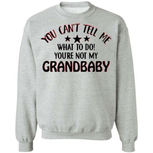 You can’t tell me what to do you’re not my grandbaby shirt $19.95 redirect03032021030300 8