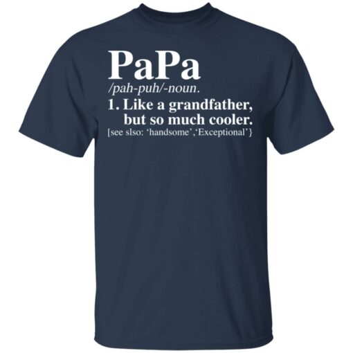 Papa like a grandfather but so much cooler shirt $19.95 redirect03032021090331 1