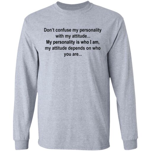 Don’t confuse my personality shirt $19.95 redirect03042021220303 4