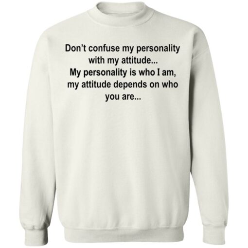Don’t confuse my personality shirt $19.95 redirect03042021220303 9