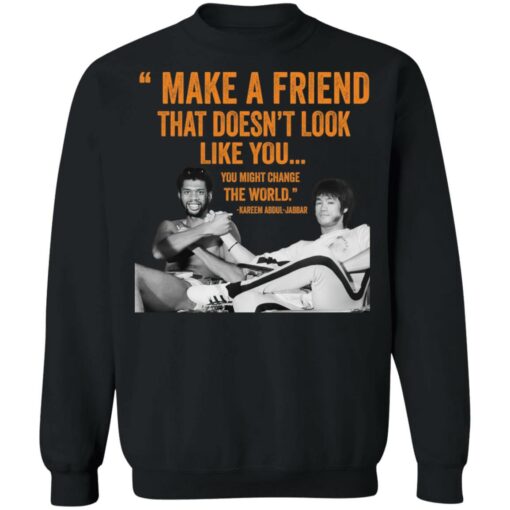 Kareem Abdul Jabbar make a friend shirt $19.95 redirect03042021230341 8