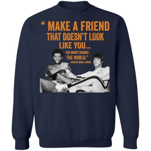 Kareem Abdul Jabbar make a friend shirt $19.95 redirect03042021230341 9