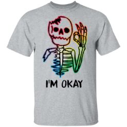Skeleton pride gay i'm okay shirt $19.95 redirect03052021020321 1