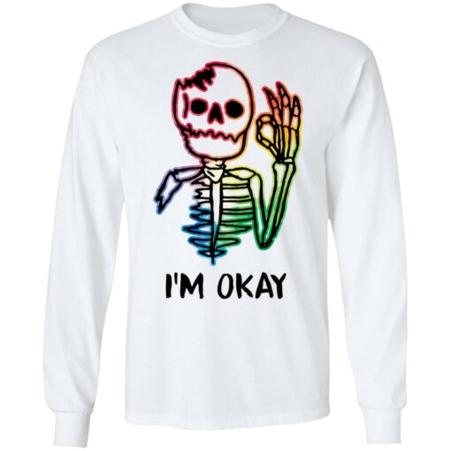 Skeleton pride gay i'm okay shirt $19.95 redirect03052021020321 5