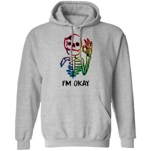 Skeleton pride gay i'm okay shirt $19.95 redirect03052021020321 6