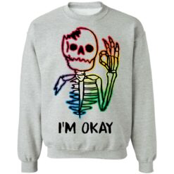 Skeleton pride gay i'm okay shirt $19.95 redirect03052021020321 8