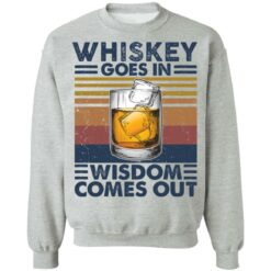 Whiskey goes in wisdom comes out shirt $19.95 redirect03052021210339 8