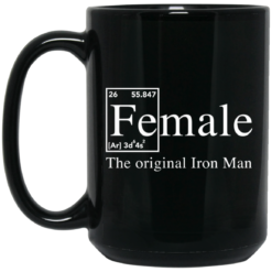 Female the original Iron Man mug $16.95