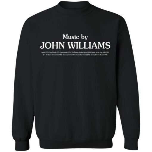 Music by John Williams shirt $19.95 redirect03082021020324 8