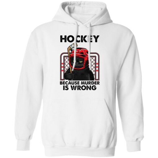 Cat hockey because murder is wrong shirt $19.95 redirect03082021220308 7