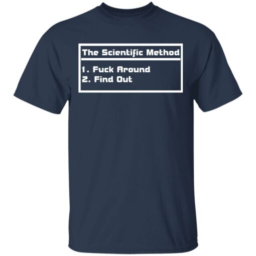 The scientific method f*ck around find out shirt $19.95 redirect03092021210346