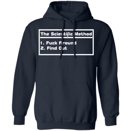 The scientific method f*ck around find out shirt $19.95