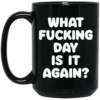 BM15OZ 15 oz. Black Mug