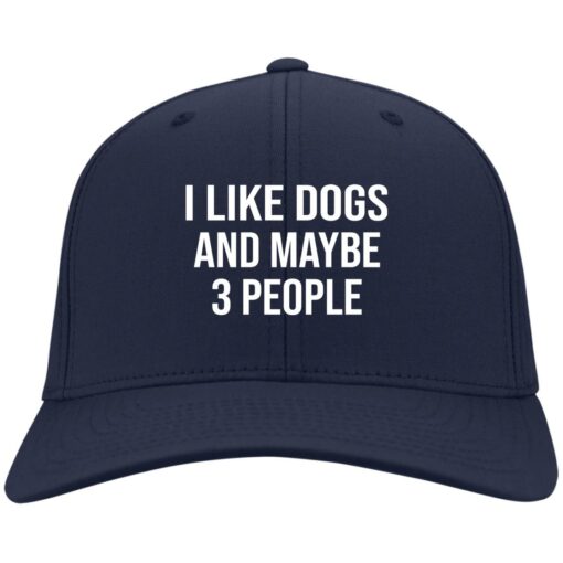 I like dogs and maybe 3 people hat, cap $24.75