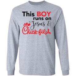 This boy runs on Jesus chick fil a shirt $19.95