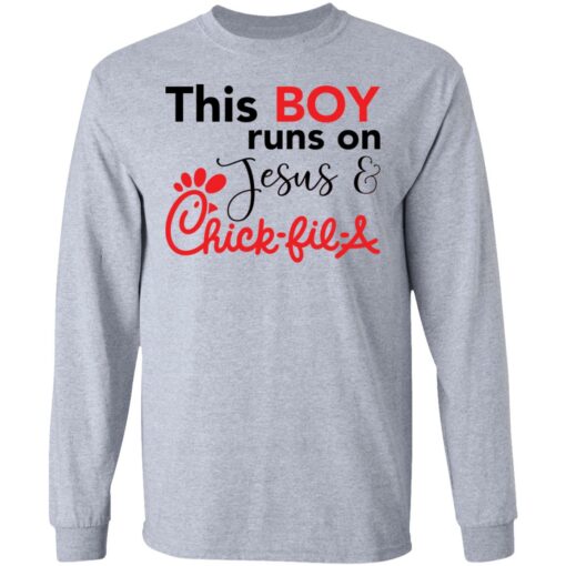 This boy runs on Jesus chick fil a shirt $19.95 redirect03102021010352 4