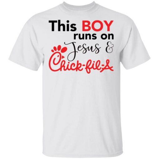 This boy runs on Jesus chick fil a shirt $19.95 redirect03102021010352