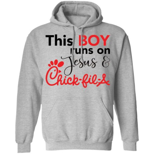 This boy runs on Jesus chick fil a shirt $19.95