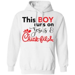 This boy runs on Jesus chick fil a shirt $19.95