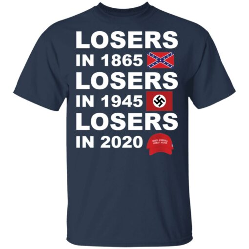 Losers in 1865 losers in 1945 losers in 2020 shirt $19.95 redirect03102021210320