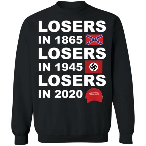 Losers in 1865 losers in 1945 losers in 2020 shirt $19.95 redirect03102021210320 7