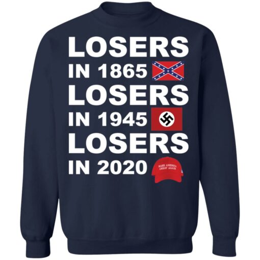 Losers in 1865 losers in 1945 losers in 2020 shirt $19.95 redirect03102021210320 8