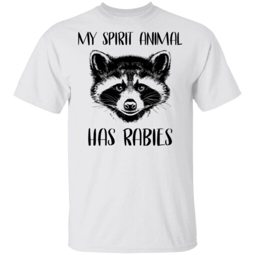 Raccoons my spirit animal has rabies shirt $19.95 redirect03152021020346
