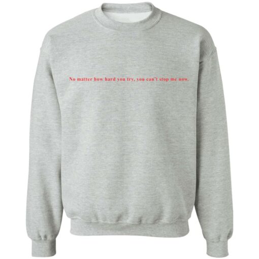 No matter how hard you try, you can stop me now shirt $19.95 redirect03152021060326 8