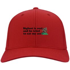 Bigfoot is real and he tried to eat my ass hat, cap $24.75 redirect03152021220346 2