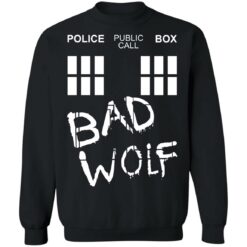 Police public call box bad wolf shirt $19.95 redirect03162021010351 1