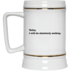 22217 Beer Stein 22oz.