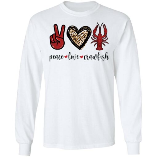 Peace love crawfish shirt $19.95