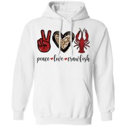 Peace love crawfish shirt $19.95