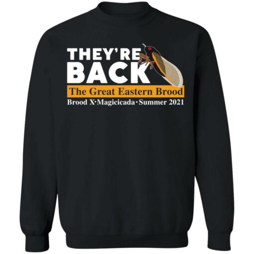 They’re back Cicada the great eastern brood shirt $19.95