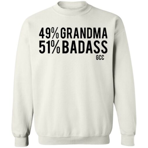 49% grandma 50% badass shirt $19.95 redirect03242021230308 9