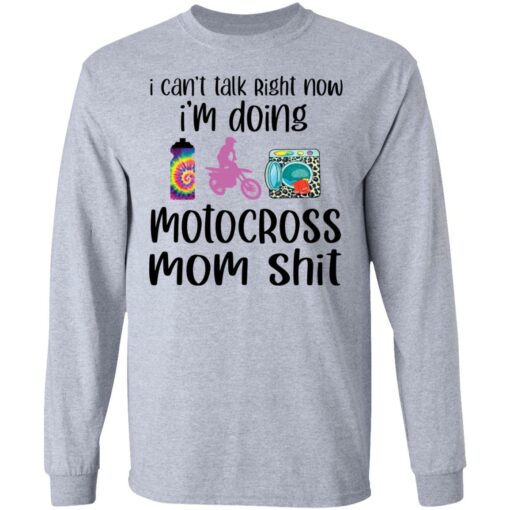 I can’t talk right now i'm doing motocross mom shit shirt $19.95