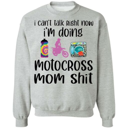 I can’t talk right now i'm doing motocross mom shit shirt $19.95