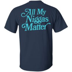 All my nigs matter shirt $25.95