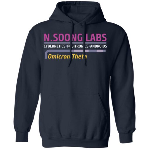 N.soong labs cybernetics positronics androids omicron theta shirt $19.95