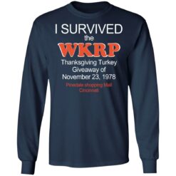 I survived the WKRP turkey drop Thanksgiving Turkey shirt $19.95