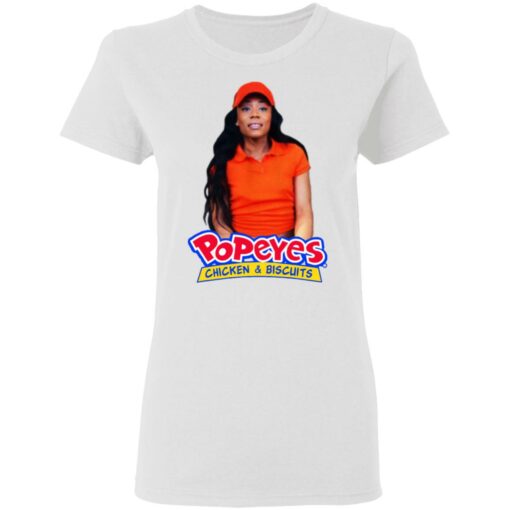 Yayla Foxx Popeyes Chicken and Biscuits shirt $19.95
