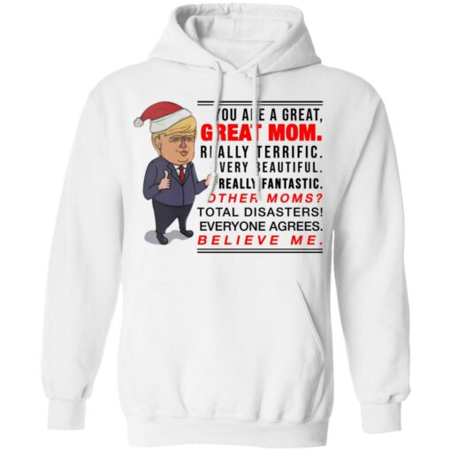 You are a great great mom really terrific really beautiful very fantastic shirt $19.95