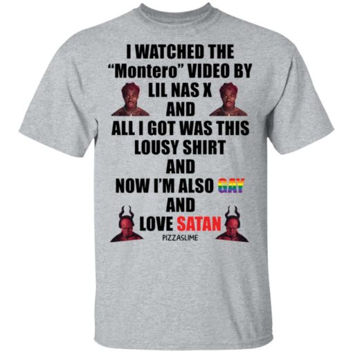 I watched the Montero video by Lil Nas X and all I got was this lousy shirt $19.95