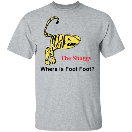 The Shaggs where is foot foot shirt $19.95