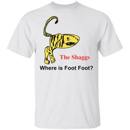 The Shaggs where is foot foot shirt $19.95